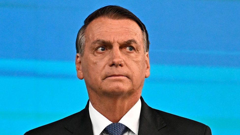 Brazilian police recommend charging ex-President Bolsonaro for altering Covid vaccination records to favor himself and his family.