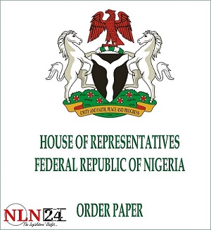 Order Paper (House of Representatives) 8th May, 2024